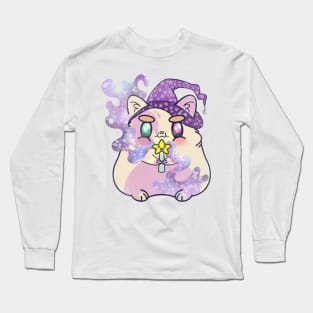 Kawaii Hamster Wizard Vintage Look Long Sleeve T-Shirt